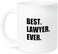 3dRose mug_179778_2 Best Lawyer Ever - Fun Job Pride Gift For Worlds Greatest Law Worker Ceramic Mug, 15 oz