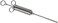 Fox Run Flavor Injector, 2 x 13 x 13 inches, Metallic