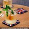 3dRose British Flag - Red White Blue Union Jack Great Britain United Kingdom UK England English Souvenir GB - Soft Coasters, Set of 8 (cst_159852_2)