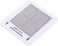 KingPavonini Ozone Plates Ceramic Washable Purification Air Purifier 4.5" x 4.5" Air Fresh Replacement Parts (2-PCS)