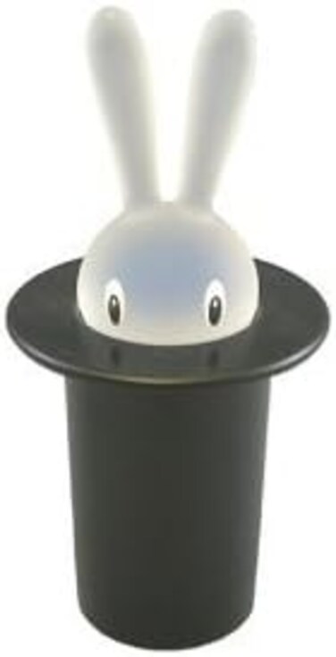 Alessi   Magic Bunny ASG16 B - Design Toothpick Holder in Thermoplastic Resin, Black