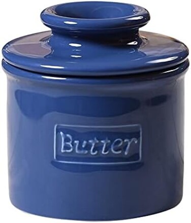 كتاب The Original Batter بل Crock من L. Tremain، مجموعة كافيه ريترو كافيه رويال بلو