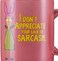 مج قهوة من Bob's Burgers - I don't Ap84" ate Your Lack Of Sarcasm - مج شعبي عليه Louise Belcher يزن 33.6 مل