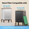 AIRMEGA Coway Airmega 400/400S Air Purifier Replacement Filter Set, Max 2 Green True HEPA and Active Carbon Filter, AP-2015-FP
