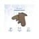 قفازات فرن سان جامار 800FG17 BestGuard للحماية من الحرارة حتى 450 فهرنهايت (زوج)، الطول 43.18 سم، أسمر ضارب الففرة