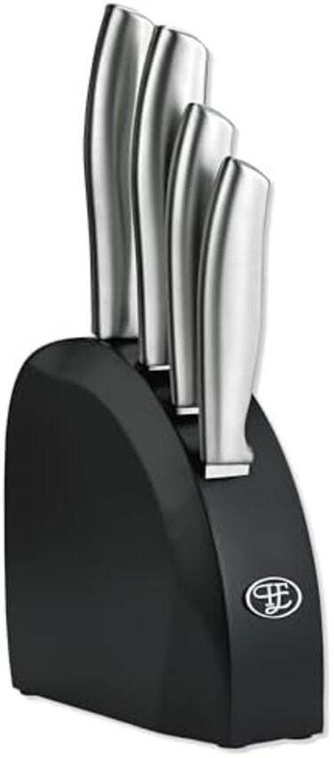 Hampton Forge Kobe 5-Piece Utility Knife Set with Half Moon Block, HMC01A237P