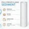 Ronaqua 1M-4PK 1-Micron Sediment Water Filter Cartridge WELL-MATCHED with P5, AP110, WFPFC5002, CFS110, RS14, WHKF-GD05, 4-Pack