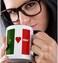 3dRose Mug_55211_4"I Love Italy Ii" Two Tone Black Mug, 11 Oz, Multicolor