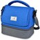 LunchBots Duplex Insulated Lunch Bag - Dual Section Design Fits LunchBots Uno, Duo, Trio, Quad, Rounds, Bento Cinco Perfectly - Roomy Thermal Lunch Bag for Kids and Adults - Royal