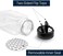 RoyalHouse - 6 PACK - 9.5 Oz with Black Cap - Plastic Spice Jars Bottles Containers � Perfect for Storing Spice, Herbs and Powders � Lined Cap - Safe Plastic � PET - BPA free - Made in the USA�