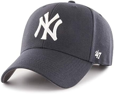 قبعة MLB New York Yankees '47 MVP - قبعة بيسبول قطنية للجنسين عالية الجودة وحرفية من العلامة التجارية جينيريشنال فاميلي سبورتس وير