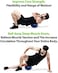 كرة بيلاتس صغيرة من URBNFit (مدلك أزرق، 23 سم) - كرة تمارين صغيرة لليوغا، والبيلاتس، والبار، والعلاج الطبيعي، وتمارين التمدد، وتمارين تقوية عضلات الجذع - تتضمن دليل تمارين كرة التوازن