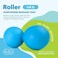 RAD Roller XL I Deep Tissue Peanut Massage Tool for Neck, Upper Back, Thoracic Spine, Psoas, Quads and Hamstring Self Myofascial Release, Massage and Mobility in Soft Density I Blue