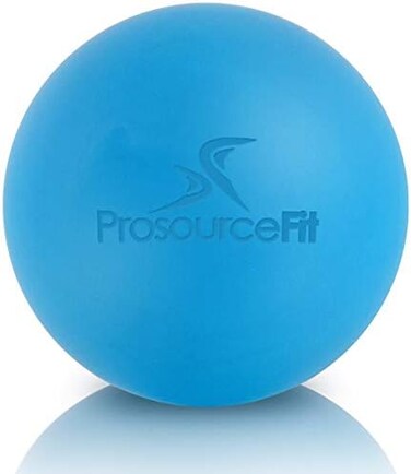 ProsourceFit Lacrosse Massage Ball for Self-Myosfascial Release, Deep Tissue Massage, Muscle Mobility, Post-Workout Recovery