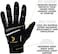 قفاز Bionic الرسمي من Marshawn Lynch - قفازات اللياقة البدنية للرجال / قفازات رفع الإصبع الكاملة مع أجهزة متخصصة، أسود (زوج)