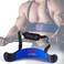 جهاز W WAISFIT Arm Blaster لتمارين عضلات الذراع، مصنوع من الألومنيوم السميك، قابل للتعديل، لون وردي، مع قضيب مساعد لتمارين عضلات الذراع.