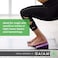 Gaiam Yoga Block Wedge - Lightweight EVA Foam - Yoga Wedge for Wrist and Lower Back Support - Slant Board for Comfortable Yoga Poses and Angles, (20" L x 6" W x 2" H), Deep Purple