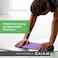 Gaiam Yoga Block Wedge - Lightweight EVA Foam - Yoga Wedge for Wrist and Lower Back Support - Slant Board for Comfortable Yoga Poses and Angles, (20" L x 6" W x 2" H), Deep Purple