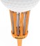 مجموعة Brush T متعددة من 4 قطع من دبابيس الجولف (خشب، درايفر، كبير الحجم، XLT) - احتكاك منخفض، مسافة أكبر، ارتفاع ثابت