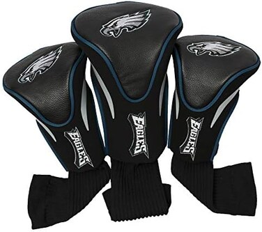 Team Golf NFL Numbered 1, 3, &amp; X, Fits Oversized Drivers, Utility, Rescue &amp; Fairway Clubs, Velour Lined for Extra Club Protection