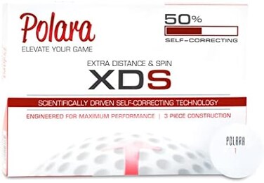 Polara Ultimate Straight, Extra Spin, Extra Distance, and Extra Distance &amp; Spin Premium Golf Balls   Hook and Slice Correction   Perfect for Recreational Golfers   1 Dozen Balls