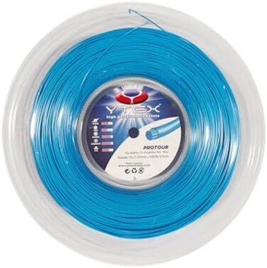 YTEX Protour Blue Tennis Racquet String (17L Gauge, 1.20mm)