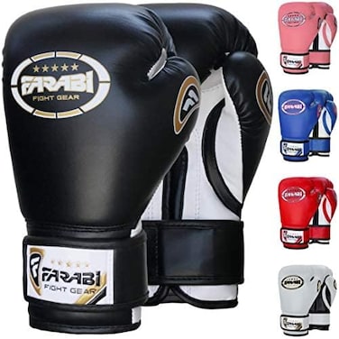 صندوق فارابي سبورتس 6 أونصة 8 أونصة صندوق كيندر هاندشوهي MMA Muay Thai كيك بوكسين سبارينج بوكس ​​كيس تدريب كيندر بوكس ​​هاندشوهي