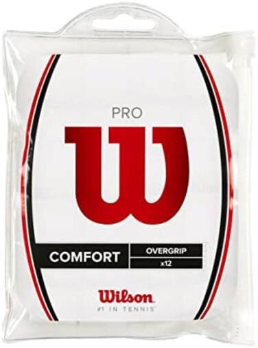 Wilson Pro Overgrip-Comfort 12 Pack. White