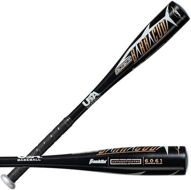 Bat Franklin Sports Venom Aluminium Official Youth Tee Ball Bat - معتمدة من الولايات المتحدة - الجيل الجديد لكرات الحوائط الخفيفة (-10، -11 و-12 قطعة)، لون المقبض الأمريكي قد يختلف