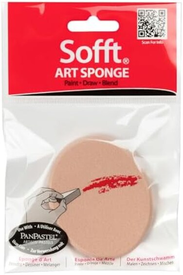 اسفنجة بيضاوية كبيرة 61041 من سوفت تول لـ بان باستيل Artist Painting Pastels
