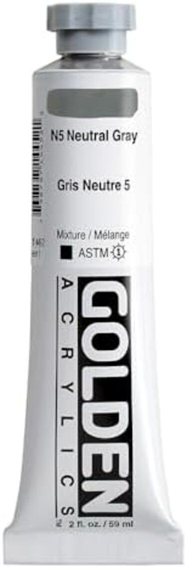 Golden Artist Colors HB ACR NEUTRAL GREY N5 2oz
