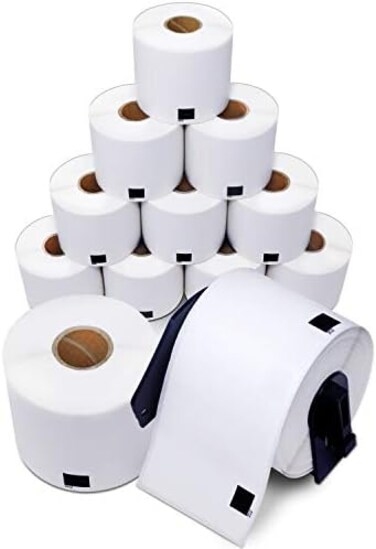 ملصقات بديلة متوافقة مع DK - Aegis Tapes (2) DK-1202 - 2.4" X 3.9