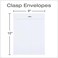 Quality Park QUA38390, Clasp Envelopes, 100 / Box, White