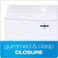 Quality Park QUA38390, Clasp Envelopes, 100 / Box, White