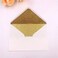 lucky star 25 PCS A7 Pearlescent Gold Glitter Envelope,5.35 x 7.7 inches, Perfect for 5x7 Wedding Invitation Cards,Greeting Invite (Pearl ivory+Gold glitter)