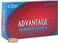 أربطة مطاطية من Alliance المطاط 26125 Advantage مقاس #12، 4500 رطل تحتوي على حوالي 2500 شريط (1 3/4 بوصة × 1/16 بوصة، كريب طبيعي)