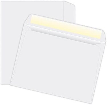 Quality Park Large Format/Catalog Envelopes, Gummed, White, 6 x 9, 500 per Box, (QUA37181)
