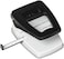 Baumgartens Slot Punch, 3 In 1, 5"x6"x4", 18 Sheet Capacity, Black/Ivory (BAU80200) Category: Paper Punches