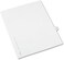 Avery-Style Legal Side Tab Divider, Title: 8, Letter, White, 25/Pack