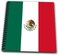 3dRose db_158374_2 World Flag of Mexico-Mexican Green White Red Vertical Stripes-Eagle Serpent Cactus Coat of Arms-Memory Book, 12 by 12-Inch
