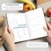 Clever Fox Food Journal - Daily Food Diary, Meal Planner to Track Calories &amp; Nutrients, Weight Tracker Notebook, A5 (Black)