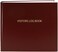 BookFactory Visitor Log Book/Visitor Register/Visitors Sign-in Book - 120 Pages, 8 7/8'' x 7'' - Burgundy Cover, Section Sewn Hardbound (LOG-120-Visitor-A-LMT34)