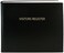 BookFactory Visitor Log Book/Visitor Register/Visitor Sign-in Book - 120 Pages, 8 7/8'' x 7'' - Black Cover, Section Sewn Hardbound (LOG-120-Visitor-A-LKT34)
