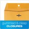 Quality Park 6" x 9" Clasp Envelopes, Brown Kraft, Gummed Flap, 100/Box (QUA37755)
