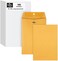 Quality Park 6" x 9" Clasp Envelopes, Brown Kraft, Gummed Flap, 100/Box (QUA37755)