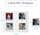 فيلم كاميرا فوجي فيلم مربع إنستاكس 64 جيبًا لـ Instax SQ1 SQ6 SQ10 SQ20 SP-3 مربعة القلم للرصيد (3.39 × 2.83 بوصة) - أزرق