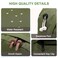 VASCHY Men's Backpack, Women's Waterproof School Bag, Boy Girl Computer 15.6 Inch Vintage for School, College, Work, Travel, Leisure