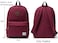 VASCHY Men's Backpack, Women's Waterproof School Bag, Boy Girl Computer 15.6 Inch Vintage for School, College, Work, Travel, Leisure