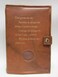 Culver Enterprises Deluxe Double Alcoholics Anonymous AA Big Book &amp; 12 Steps &amp; 12 Traditions Book Cover Medallion Holder Tan by Culver Enterprises