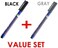 Gundam Gm01 Black Fine Line &amp; Gm02 Gray Fine Line Value Set